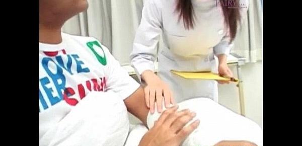  Saki Mutoh nurse has hairy slit fucked